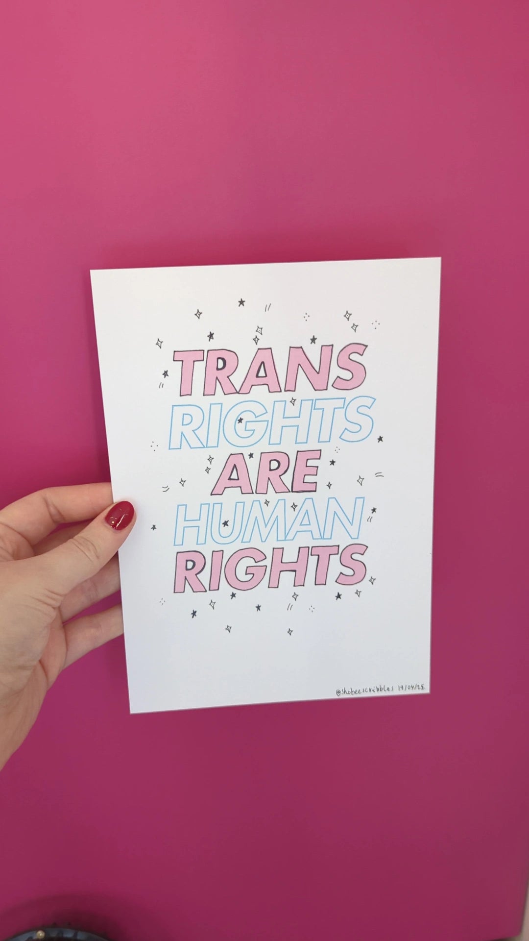 Trans Rights Charity Print
