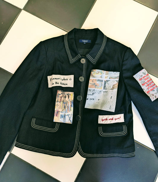 MAKE DO & MEND Black Jacket - Size 20
