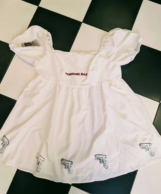 LANA 'FEMININE RAGE' White Dress - Size 18
