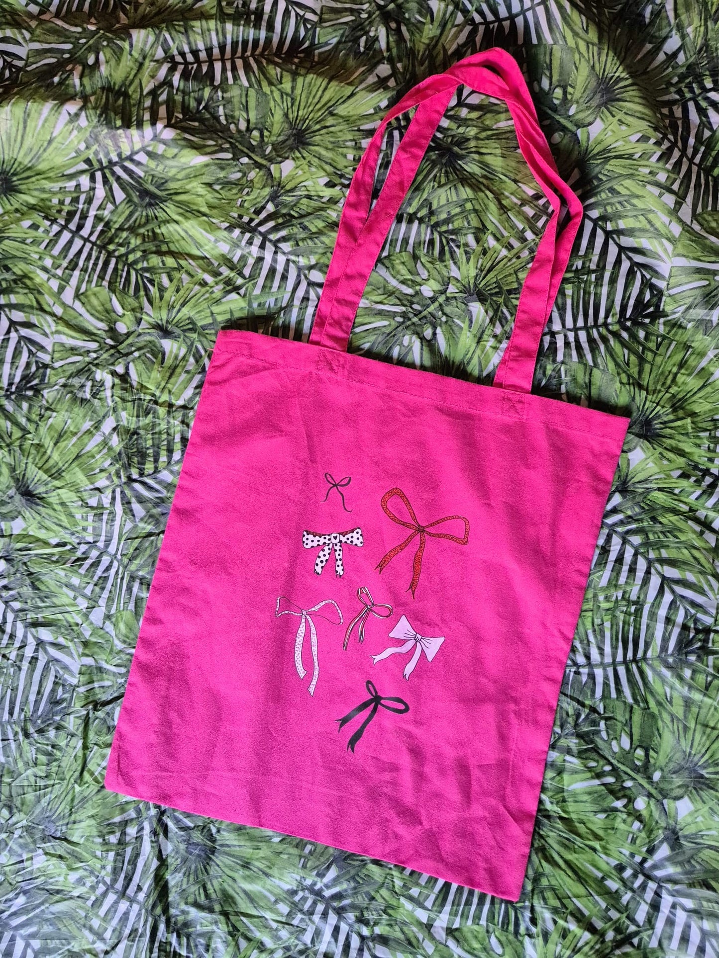 Pink Bows Tote Bag