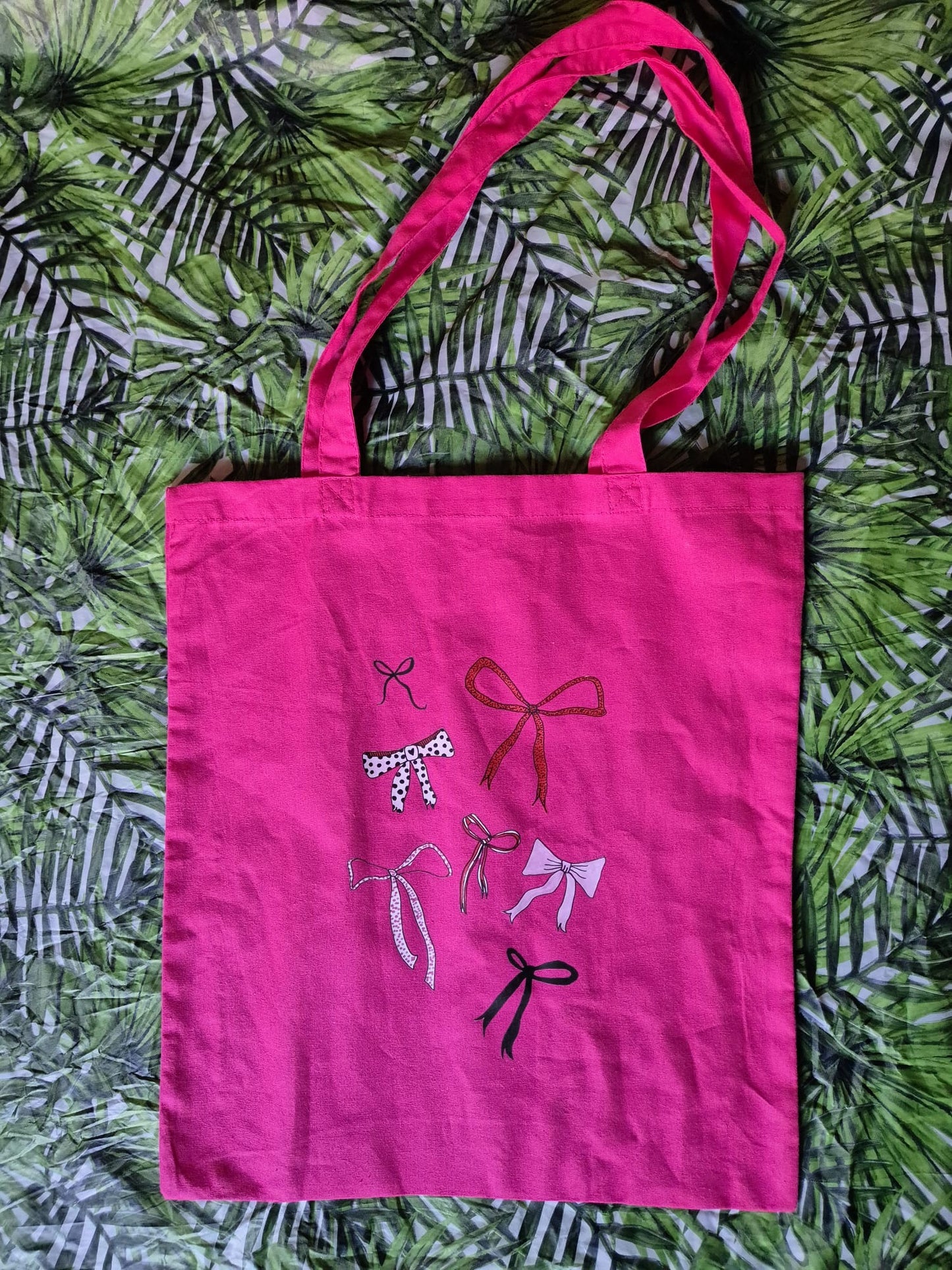 Pink Bows Tote Bag